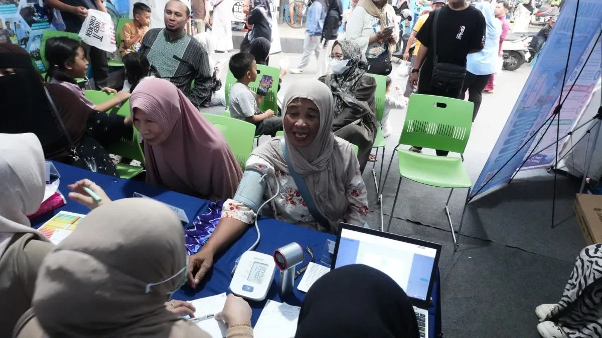 Dinkes HST Buka Cek Gula Darah dan Kolesterol Gratis di Festival Pemuda Menyala