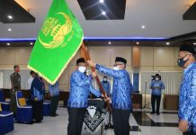 Pesan Guru Khalil Kepada KORPRI Kabupaten Banjar Agar Tetap Bersatu dan Jaga Netralitas, Hilman Jabat Ketuanya