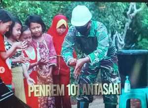 0212_Foto Babinsa di bawah Korem 101 Antasari yang menjadi juara harapan 2 tingkat nasional.