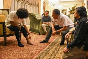 Pertemuan Bagus Kahfi, Hasnuradi dan Ketua Umum PSSI Mochamad Iriawan_PSSI