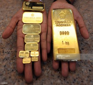 Emas Antam (getty images)