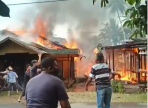 Kebakaran di Batang Alai Selatan, HST. (bpk rajawali)