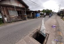 Bahaya! Besi Tutup Drainase di Kuin Cerucuk dan Kuin Utara Banyak Hilang