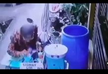 Astaga! Terekam CCTV Pedagang Siomay Ludahi Saos