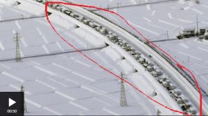 Ratusan pengemudi terperangkap dalam mobilnya setelah badai salju turun di Jepang. (capture bbc)