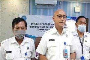 Kepala BNN Kalsel, Brigjen Pol Jackson Lapalonga. (wartabanjar.com-yuni)