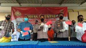 Gelar perkara pembunuhan di Hotel Mira. (wartabanjar.com-wahyuni)
