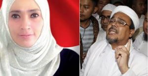 Firza Husein dan Habib Rizieq (net-ist)