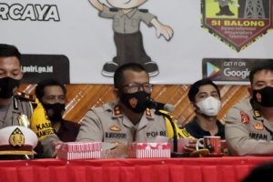 Polres Tabalong konferensi pers akhir tahun. Foto Antaranews.Kalsel/ist (Istimewa)