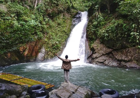 Ada Spot Foto Baru dan Instagramable di Air Terjun Haratai, Kabupaten Hulu Sungai Selatan, Kalimantan Selatan