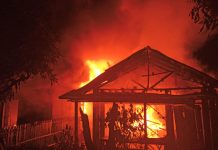 Api Berkobar di Seitatas Hilir Kapuas
