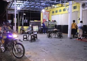 Kapolresta Banjarmasin menggunakan mendatangi kafe di Banjarmasin. (humas polresta banjarmasin)