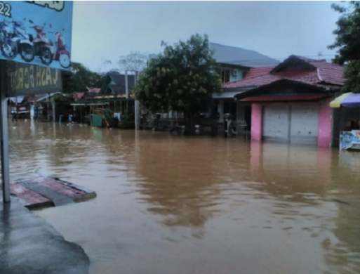 Banjir di Tabalong pada Februari 2020 lalu. (net)