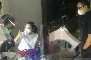 Gisel penuhi panggilan Polda Metro Jaya untuk menjalani pemeriksaan sebagai tersangka kasus video asusila. (antara)