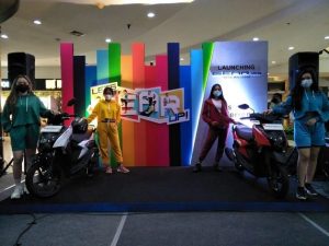 Yamaha luncurkan Gear 125 di hall Duta Mall Banjarmasin, Jumat 8 Januari 2021. (wartabanjar.com-brs)