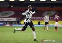 Liga Inggris: Gol Semata Wayang Pogba ke Gawang Burnley Antar MU ke Puncak Klasemen