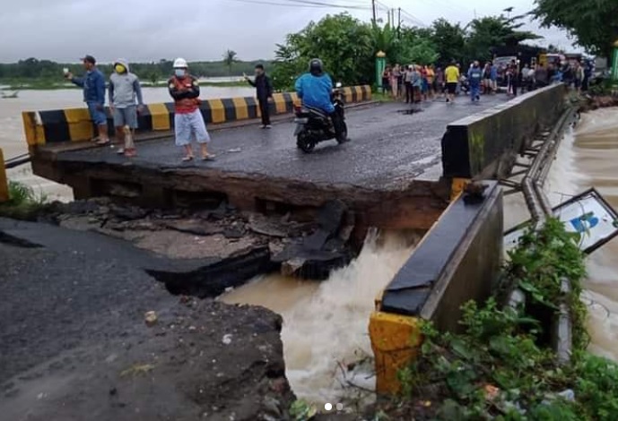 Jl. A. Yani, menghubungkan Ds. Banua Anyar Danau Salak, Kec. Astambul dengan Ds. Bawahan Pasar Kec. Mataraman. (IG wargabanua capture wartabanjar.com)