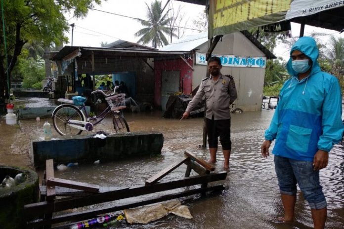 Lokasi parit tempat ditemukannya bocah yang terseret banjir di Kota Banjarbaru (antara via wartabanjar.com)