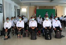 Di Tengah Banjir, CPNS Kemenkum HAM Kalsel Tetap Semangat Ikuti Orientasi