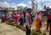 Polsek Awasi Operasi Pasar Gas Melon di Muaya Uya Tabalong