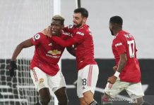 Liga Inggris: Sempat Tertinggal, Pogba Balikkan Keadaan MU Menang Atas Fulham