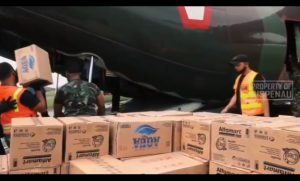 Kepala Staf Angkatan Udara (KSAU), Marsekal TNI Fadjar Prasetyo, mengirimkan bantuan untuk korban bencana banjir di Provinsi Kalimantan Selatan.