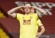 Liga Inggris: Burnley Runtuhkan Keangkeran Anfield, Bungkam Liverpool