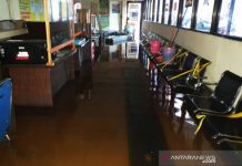 Ruang Pelayanan SKCK Polresta Banjarmasin Pun Ikut Terendam