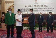 KPU Banjarbaru Tetapkan Aditya-Wartono Wali Kota dan Wakil Wali Kota Terpilih