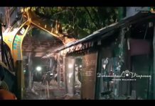 Detik-detik 14 Bangunan di Depan Pasar Kuripan Banjarmasin Dihancurkan Excavator