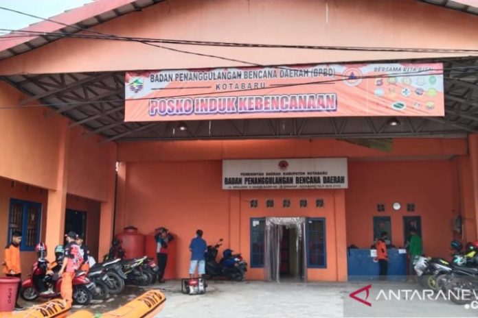 Posko induk kebencanaan BPBD Kabupaten Kotabaru yang siap siaga dalam menghadapi terjadinya bencana (Antaranews Kalsel/ohi)