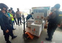 Vaksin Covid-19 Didistribusikan Ke 10 Kabupaten, Dikawal Tim Polda Kalsel