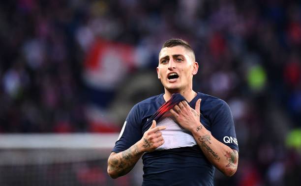 Marco Verratti (Photo by FRANCK FIFE / AFP) (Photo credit should read FRANCK FIFE/AFP via Getty Images)