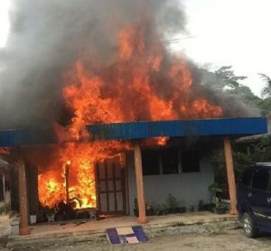 Kebakaran di Pematang, Gambut. (@info_terkini_banjarmasin)