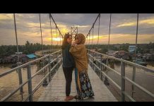 Pemandangan Cantik dari Atas Jembatan Pulau Bromo, Destinasi Wisata Baru di Banjarmasin