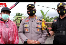 Kapolres Banjar : Tidak Semua Kendaraan Boleh Lewat Jembatan Darurat Sei Salim