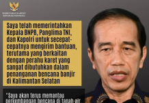 Presiden Joko Widodo dijadwalkan Tinjau Banjir Kalsel Besok