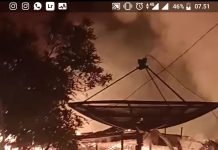 Kebakaran di Haruyan HST Hanguskan Empat Rumah