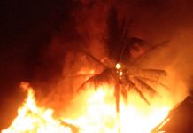 Kebakaran di Muara Asamasam Tadi Malam Hanguskan Tiga Rumah dan Satu Pondok, Diduga Ini Penyebabnya
