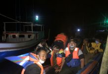 Breaking News : Relawan dan Polair Sisir Perairan Sanipah Kandanganlama Tanah Laut, Cari Orang Tenggelam