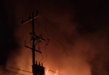 Toko H Muhyar Amuntai Terbakar