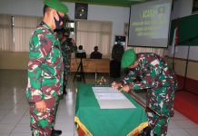 Dua Komandan Koramil Berganti, Ini Pesan Dandim 1006/Martapura