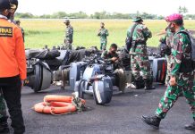 Komandan Kodim 1006/Martapura Sambut Kedatangan Anggota BKO