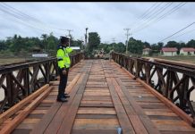Perbaikan Jembatan Pabahanan Rencananya Kamis Selesai, Gentri Himbau Hati-hati Lewat Jalan Alternatif