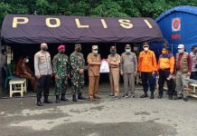 Bantuan Presiden RI untuk Korban Bencana di HST Mendarat di Stadion Murakata