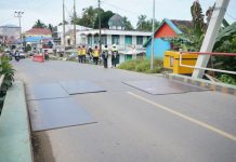Jembatan Utama Paringin Retak, Jalur Lalu Lintas Dialihkan