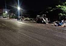 DLH Banjarmasin Berjibaku Hingga Dini Hari Tanggulangi Sampah Pascabanjir