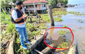 Penemuan mayat di Pulau Boromo Mantuil. (istimewa)