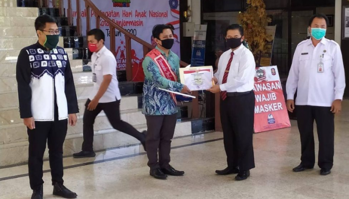 Pemenang seleksi pemuda pelopor tahun 2020 lalu. (Diskominfotik Banjarmasin)