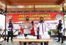 Sergap Pengedar Narkoba di Lanting, Polda Kalteng Temukan Revolver dan 2 Butir Peluru